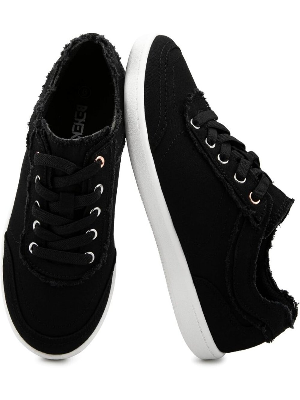 Women's Black Lightweight Comfortable Stylish Trendy Casual Summer Sneakers
